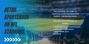 NFL owners decided to keep the sportsbook open during the match days